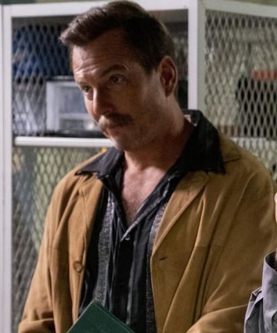 Detective Terry Seattle Murderville Will Arnett Brown Jacket