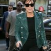 Keeping Up with the Kardashians Kris Jenner Green Leather Jacket