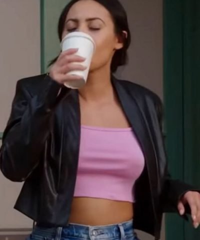 Valentina How I Met Your Father 2022 Francia Raisa Leather Jacket