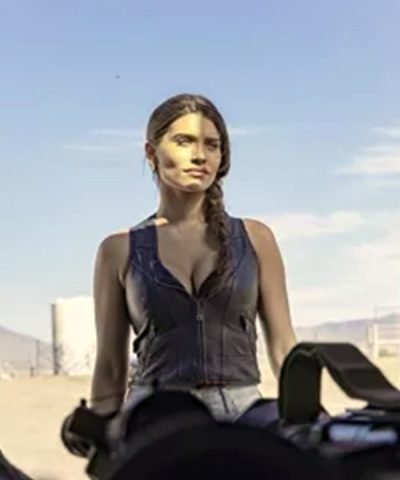 Nadia Morales The Cleaning Lady 2022 Eva De Dominici Brown Vest