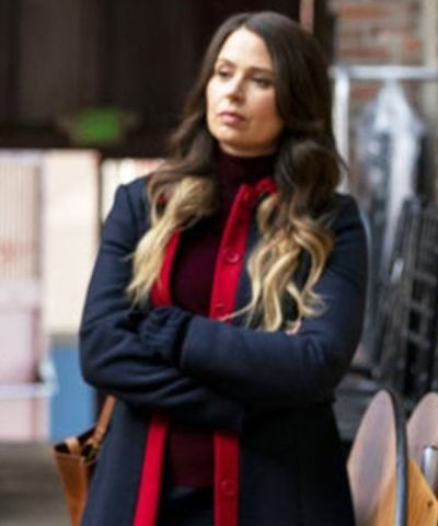 Rachel Inventing Anna 2022 Katie Lowes Blue Coat