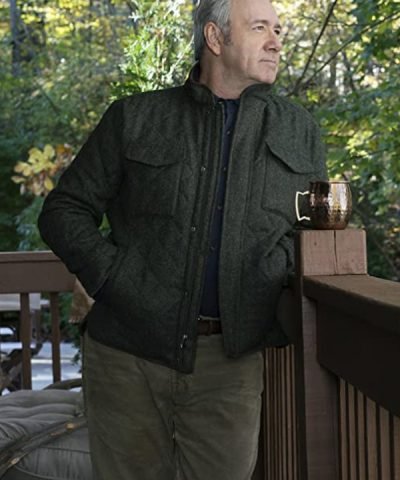 House of Cards Kevin Spacey Green Cotton Jacket