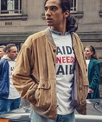 It's a Sin Nathaniel Curtis brown jacket