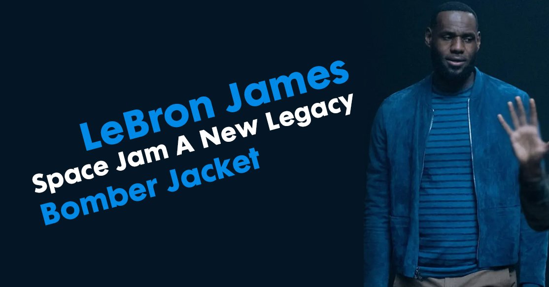 SUEDE BOMBER LEATHER JACKET OF LEBRON JAMES