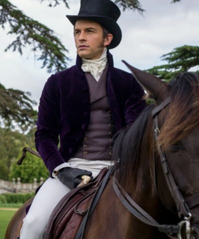 Bridgerton Lord Anthony Purple Coat