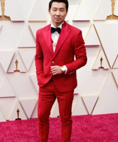Sterling K. Brown Simu Liu Red Blazer