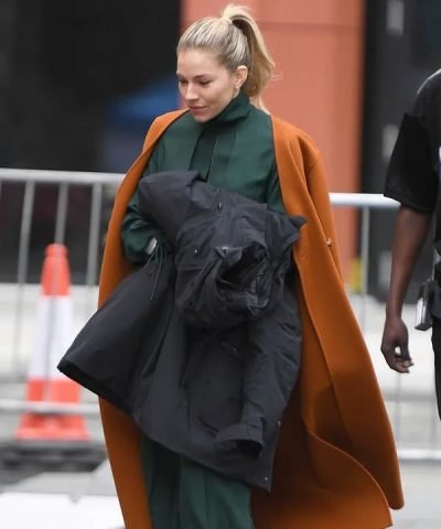 Sophie Anatomy of a Scandal Whitehouse Orange Wool Coat