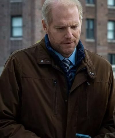 Noah Emmerich TV Series Suspicion Brown Jacket