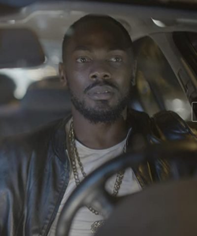 Kenneth Okolie Collision Bomber Leather Jacket