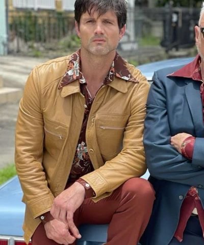 Jason Alan Smith The Walk Brown Leather Jacket