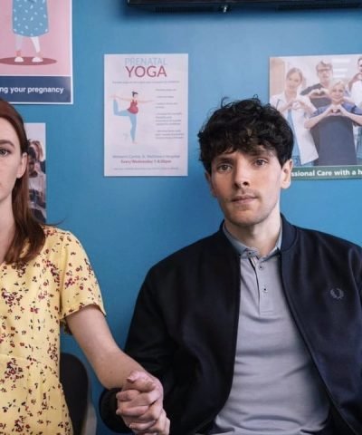 TV Series Three Families Colin Morgan Black Jacket