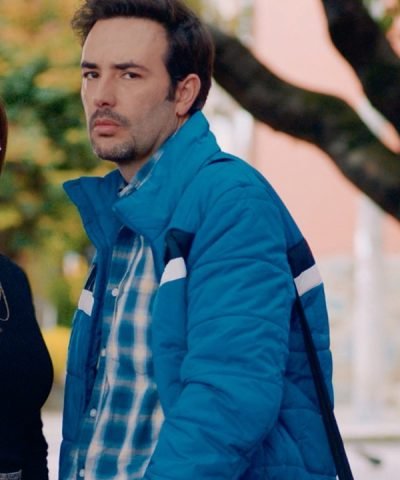 "Sebastian Martínez Until Money Do Us Part S01 Blue Puffer Jacket "