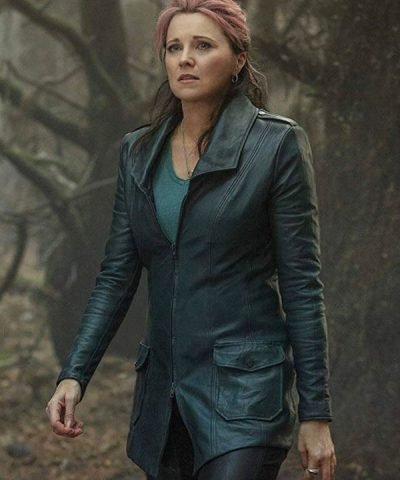 Lucy Lawless Ash vs Evil Dead Black Leather Jacket