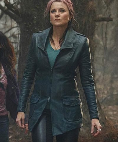 Lucy Lawless Ash vs Evil Dead Black Leather Jacket