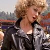 Grease Olivia Newton John Black Leather Jacket