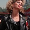 Grease Olivia Newton John Black Leather Jacket