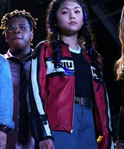 Momona Tamada Secret Headquarters 2022 Red and Black Jacket