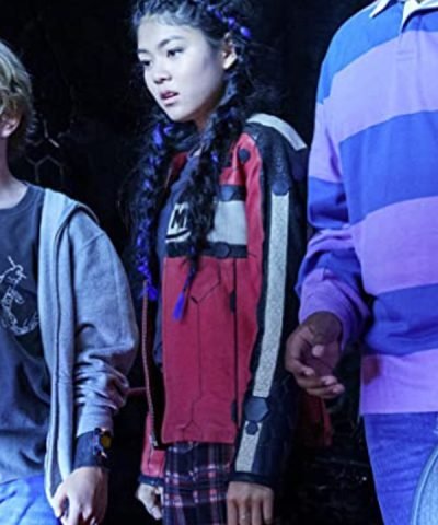 Momona Tamada Secret Headquarters 2022 Red and Black Jacket