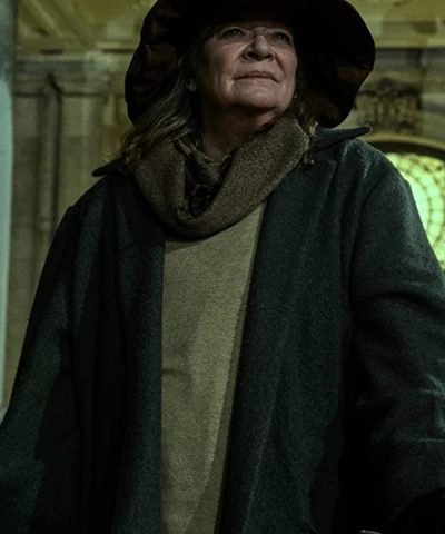TV Series The Sandman 2022 Clare Higgins Green Trench Coat