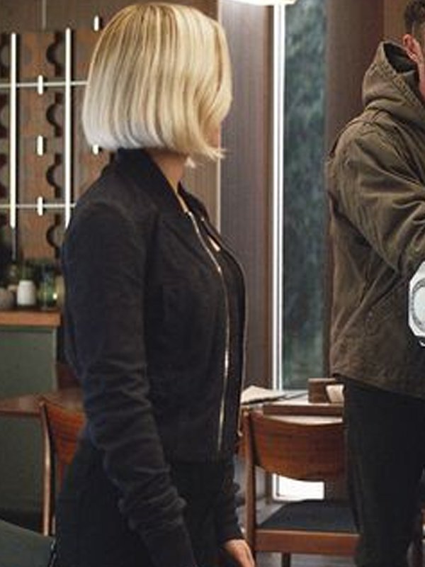 Scarlett Johansson Avengers Endgame 2019 Black Leather Jacket Scarlett Johansson Avengers Endgame 2019 Black Leather Jacket