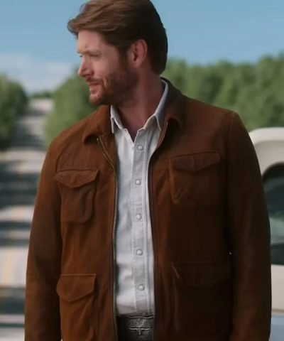 Big Sky Season 3 Jensen Ackles Brown Cotton Jacket