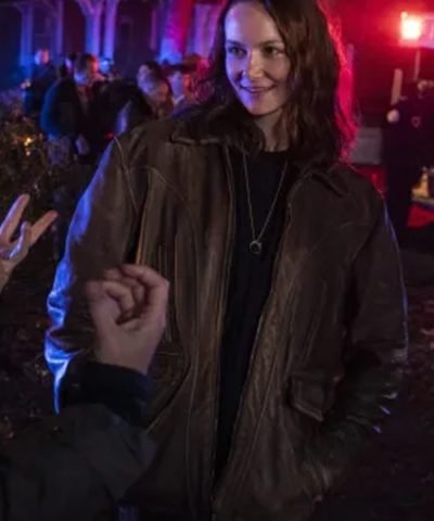 Halloween Ends Andi Matichak Brown Leather Jacket