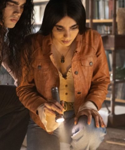 Nida Khurshid The Winchesters S01 Brown Leather Jacket