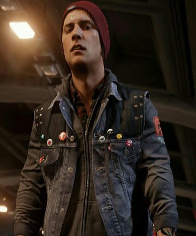 Delsin Rowe Video Game Infamous Second Son Blue Vest