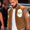 Drake Leather Brown Varsity Jacket