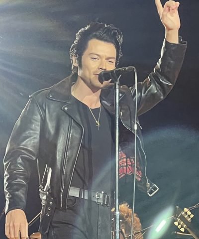 Harry Styles Halloween Black Leather Jacket