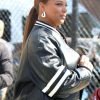 The Equalizer Queen Latifah Season 3 Black Bomber Leather Jacket