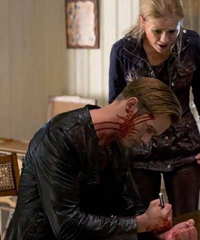 True Blood Season 06 Alexander Skarsgård Black Leather Jacket