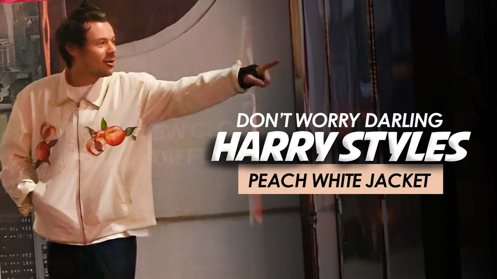 Don’t Worry Darling Harry Styles Peach White Jacket (1)