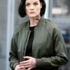 Jane Doe Blindspot Jaimie Alexander Green Leather Jacket