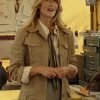 Ellie Sattler Jurassic World Dominion Laura Dern Brown Cotton Jacket