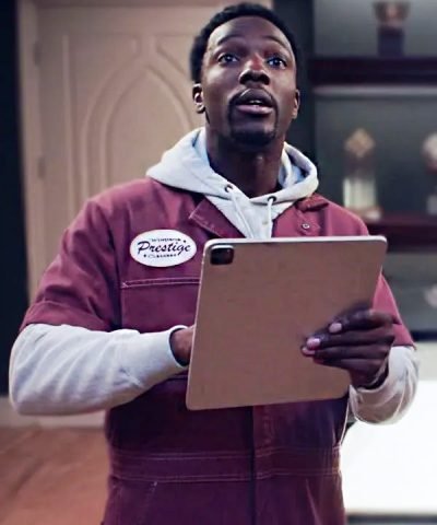 House Party Tosin Cole Maroon Jumpsuit