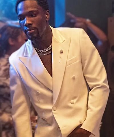 Damon House Party Movie 2023 Tosin Cole White Suit