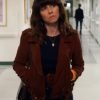Dead To Me Linda Cardellini Brown Jacket