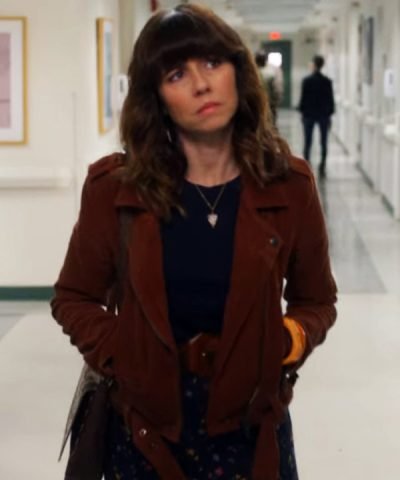 Dead To Me Linda Cardellini Brown Jacket