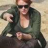 Claire Dearing Jurassic World Bryce Dallas Howard Green Cotton Jacket