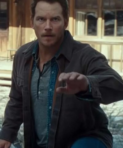 Chris Pratt Jurassic World Dominion Owen Grady Brown Cotton Jacket