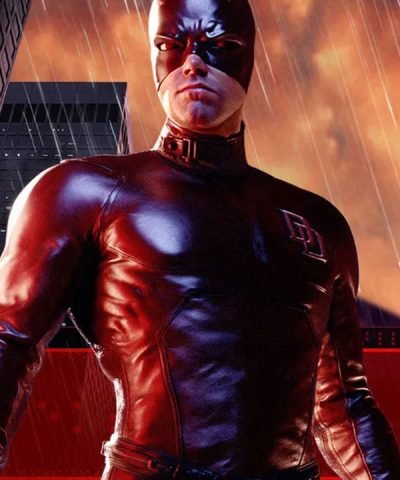 Matt Murdock Daredevil Ben Affleck Red Leather Jacket