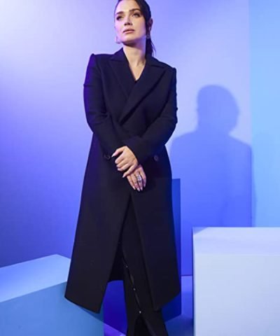 Eve Hewson Flora And Son 2023 Flora Black Wool Trench Coat