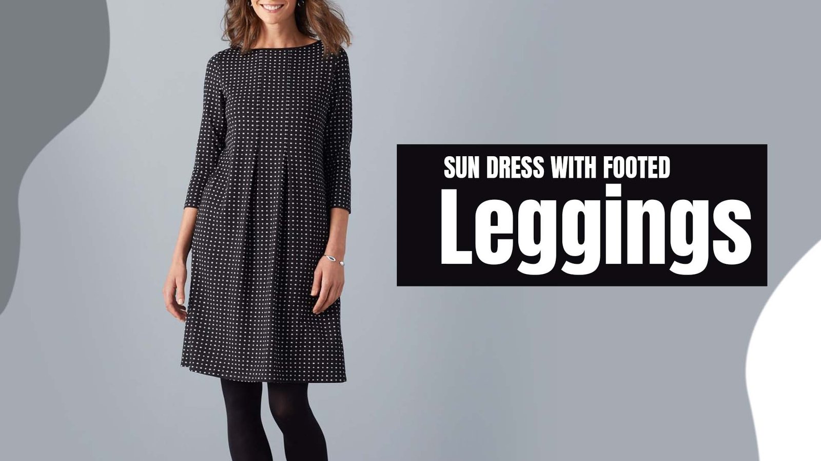 Sun Dress With Footed Leggings