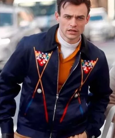 Max Wolfe Gossip Girl 2022 Thomas Doherty S02 Blue Jacket