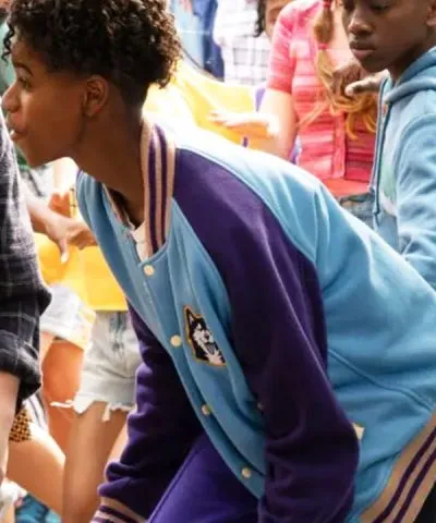 Ramon Reed 13 The Musical Blue Varsity Jacket