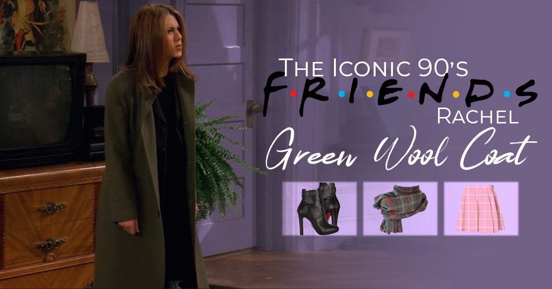 The Iconic 90’s Friends Rachel Green Wool Coat