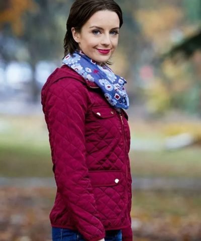 Lily The Wedding Veil Inspiration (2023) Kacey Rohl Pink Quilted Jacket