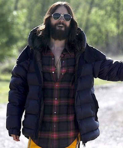 Jared Leto Morbius Hooded Puffer Jacket