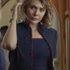 Candy Montgomery Love And Death (2023) Elizabeth Olsen Blue Cropped Jacket